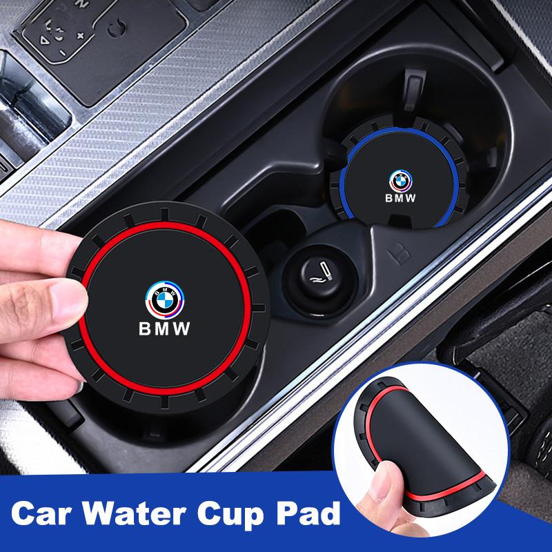 FA72pcs Car Coaster Water Cup Non-Slip Pad Silicone Mat For BMW 50th Anniversary 1 3 5 7 Series M F01 F20 F10 E46 E53 E60 E93 X1 X3