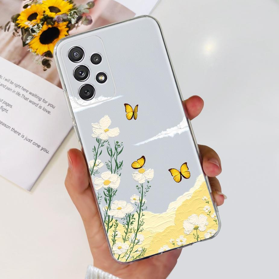 For Samsung Galaxy A32 4G Case Sm-A325F Soft Silicone Stylish Painted Cover Case For Samsung A32 A 32 5G A326B Back Cover Bumper