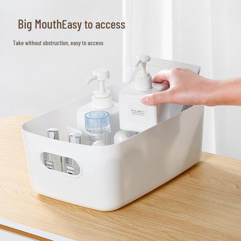 Multi-Purpose Plastic Organizer: Kitchen, Snack, and Cosmetics Storage Box