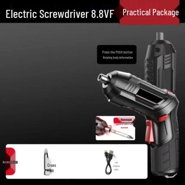 Rechargeable Multifunction Electric Screwdriver and Drill Set