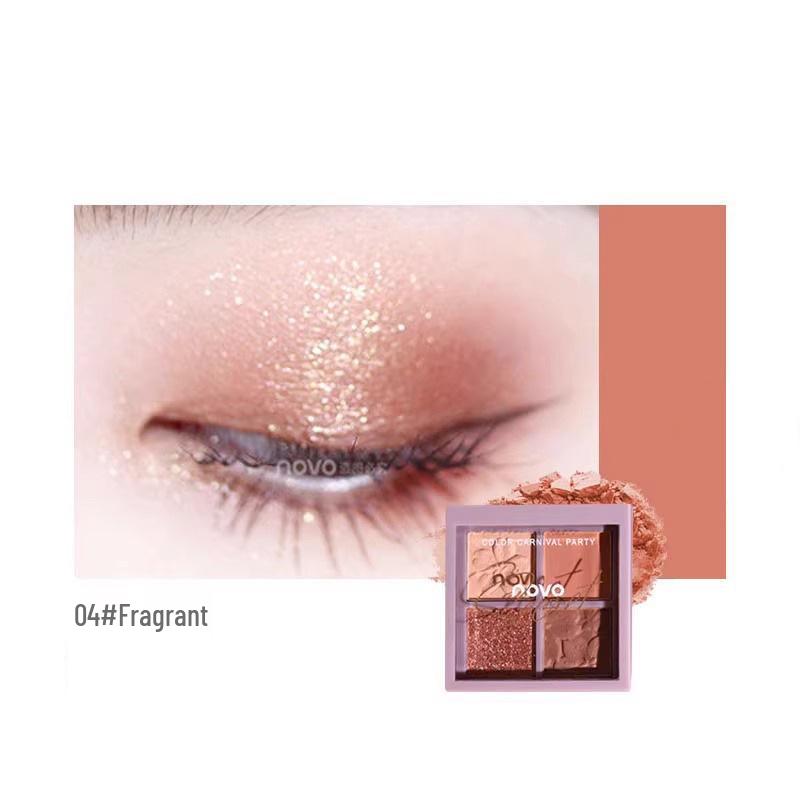 

Новая четырехцветная палетка теней: Земляные тона, Шиммер и матовый, Подходит для студентов, Нишевый бренд, Официальный и подлинный.