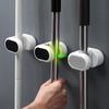 For Wall Mounted Mop Rack Holder Mop Hook Rack Kitchen Bathroom Mop Broom Storage Rack Home Organizer Suction Hanging Storage Sh