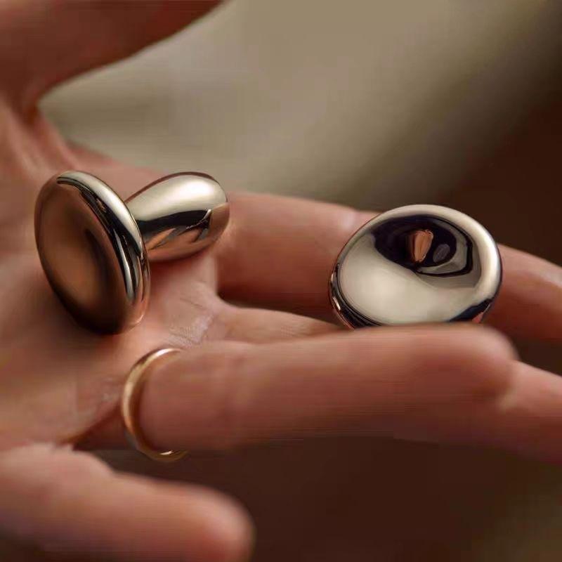 Middle Ancient Style, Silver, Single Hole, Cute Mushroom Handle, Wardrobe Cabinet Door, Cabinet Drawer, Light Luxury, Simple, French Small Handle