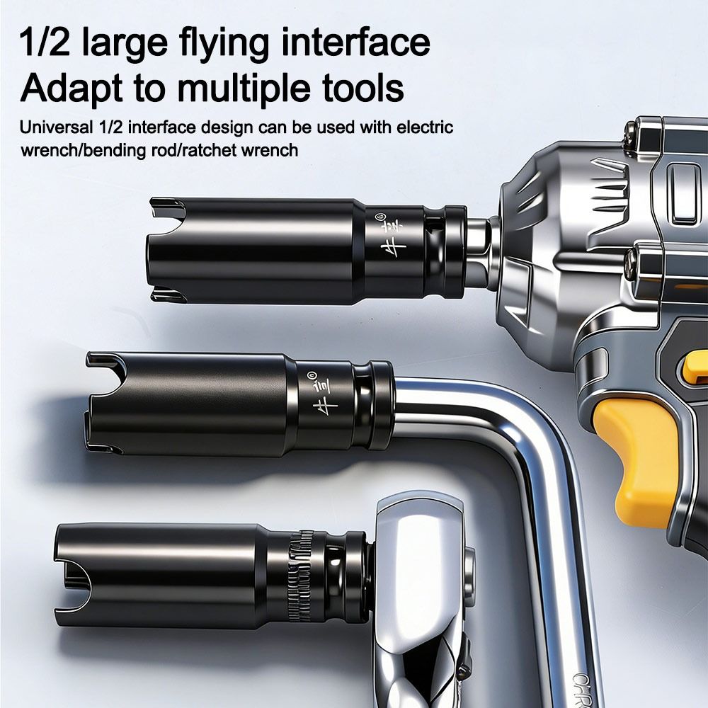 Multifunctional Extended Socket Head Woodworking Tool 12.5mm Socket Gifts Electric Wrench Socket