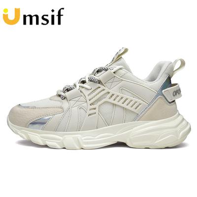 Spring and Summer New Thick-soled Casual Sports Shoes Trendy Fashion Men's Shoes Couple Running Shoes