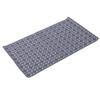 15.7x27.6in Non Slip Bath Mat TPE Soft On Feet Bathroom Shower Mat with Suction Cups Drainage Holes Gray