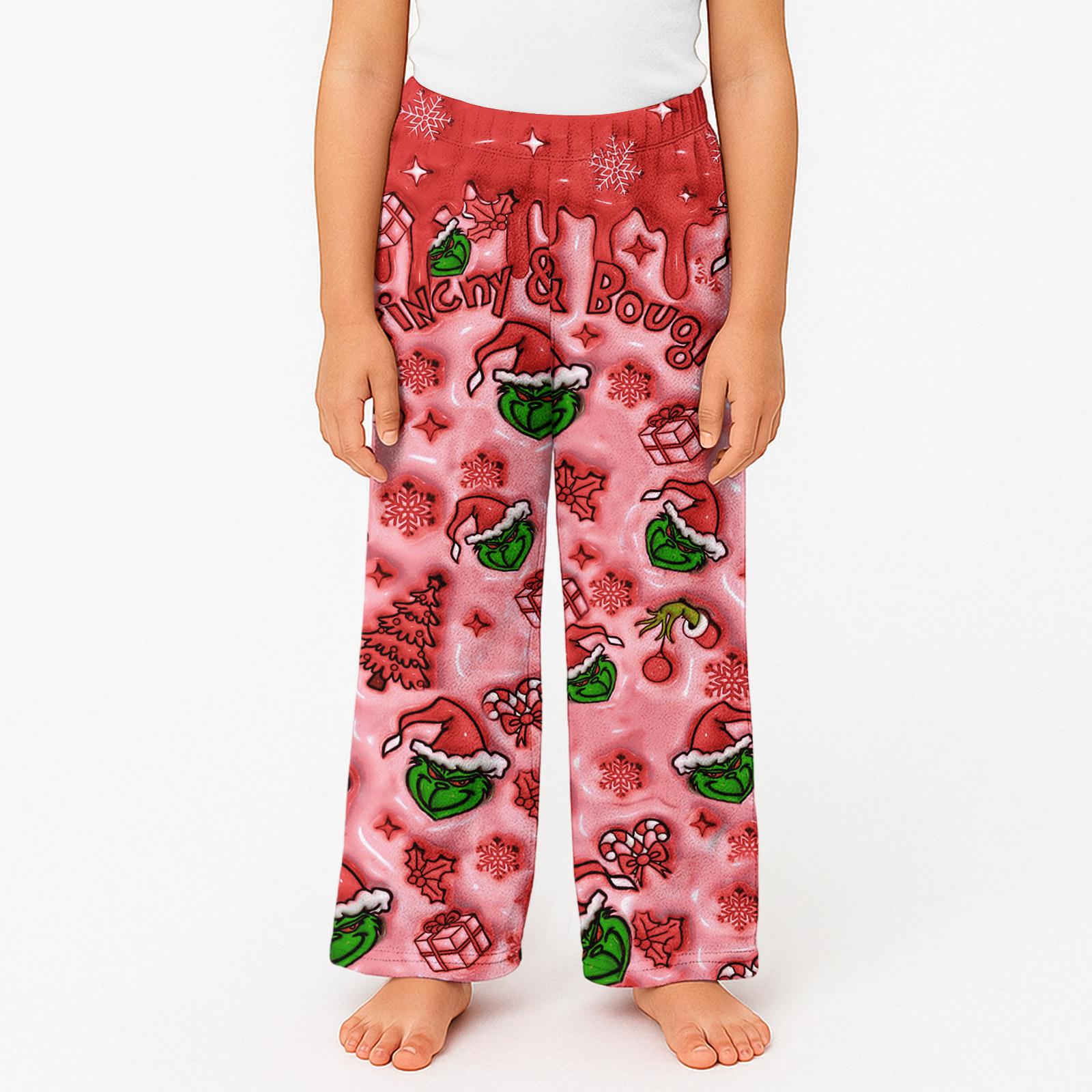 

Детские зимние брюки Длинные брюки с принтом 150