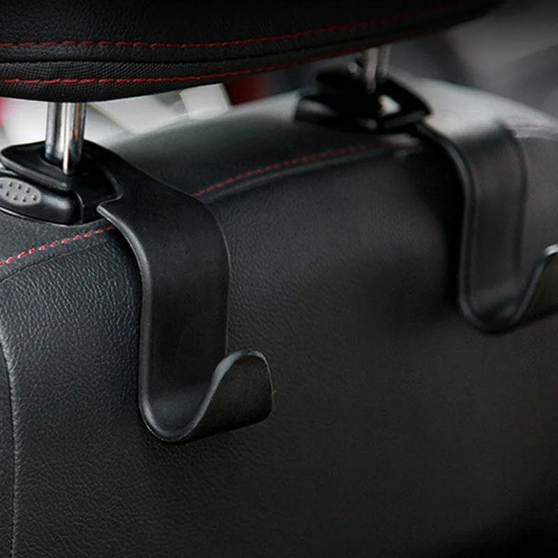 Car Seat Hooks Car Built-in Hooks Hidden Seat Back Multifunctional Car Hooks Weight-bearing Storage Interior Accessories 1- 4Pcs