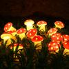 LED Garland String Lights USB Battery Powered Warm White Waterproof Mushroom Fairy Lights For Holiday Christmas Party Decoration