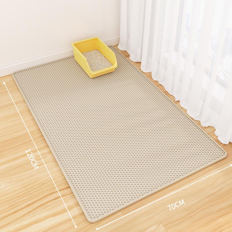 Anti-Splash Cat Litter Mat for Sand Control and Leakage Prevention