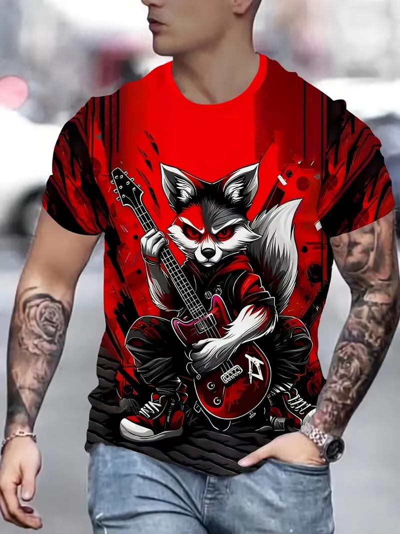 

Men s 3D Printed Wolf Dragon T-Shirt Design Comfort Short Sleeve for Casual Streetwear T shirt Men Women s Shirts Kids Tshirt 6XL
