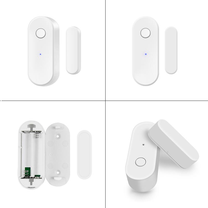 Tuya Smart WiFi Türsensor Öffnen Schließen Tür Fenster Detektor Haus Sicherheitsalarm Unterstützung Alexa Google Stimme APP Fernsteuerung