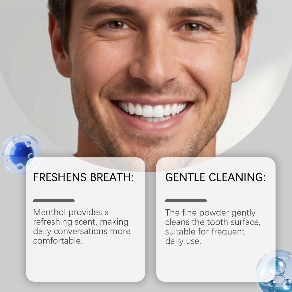 Shine Care Tandpoeder Dagelijkse Milde Reiniging Tanden Bleken Verwijderen Vlekken Frisse Adem Mondverzorging 30g