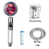 VILOYI Shower Head Water Saving High Pressure Handheld Turbo Propeller Showerhead Adjustable Water Flow Bathroom Filter Nozzle