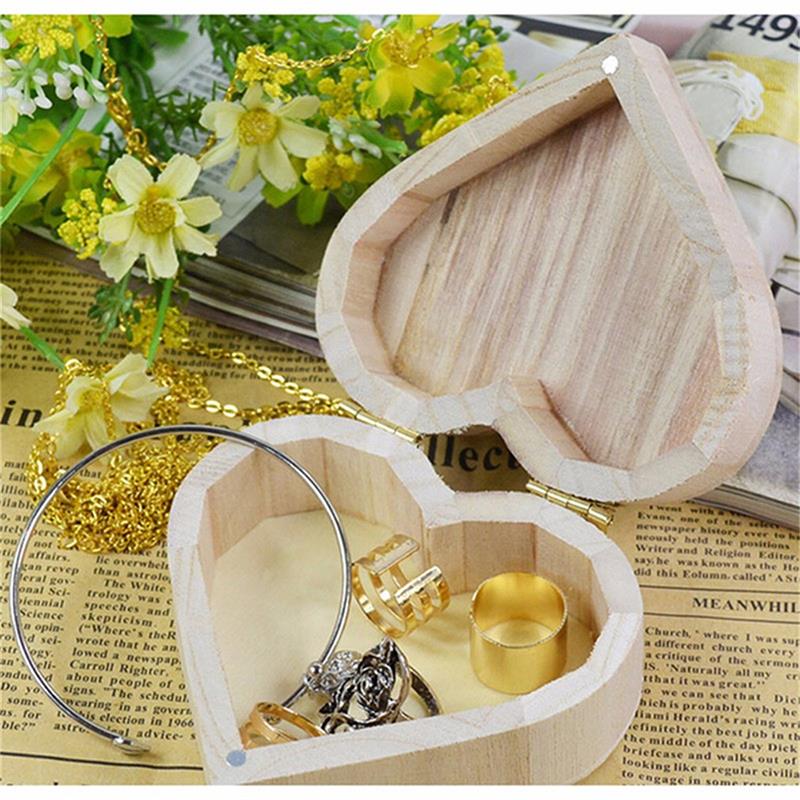 Wooden Storage Box Home Log Color Scotch Pine Rectangular Flip Solid Wood Gift Box Handmade Craft Jewelry Case