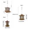 Iron Bird Feeding Equipment Heavy Duty Bird Food Bowl Bird Raising Tool Garden Bird Feeder  Porch