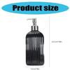 500ml Soap Dispenser with Pump, Modern Striped Soap Dispenser Bathroom, Washing Up Liquid Dispenser Kitchen, Hand Soap