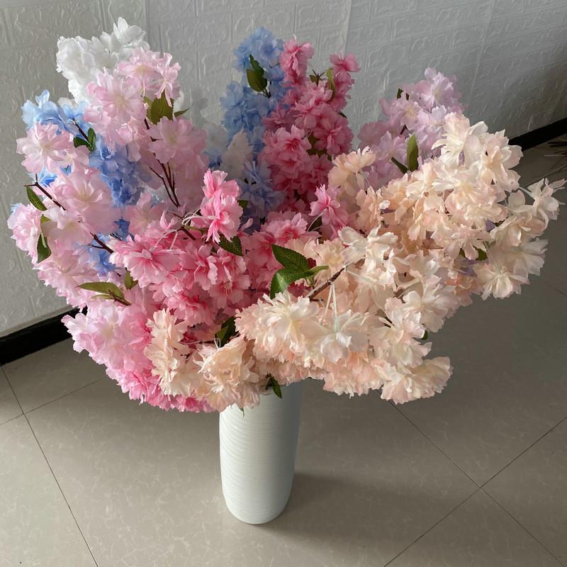 Artificial Sakura Flower Decor For Home Photography And Wedding Backdrops
