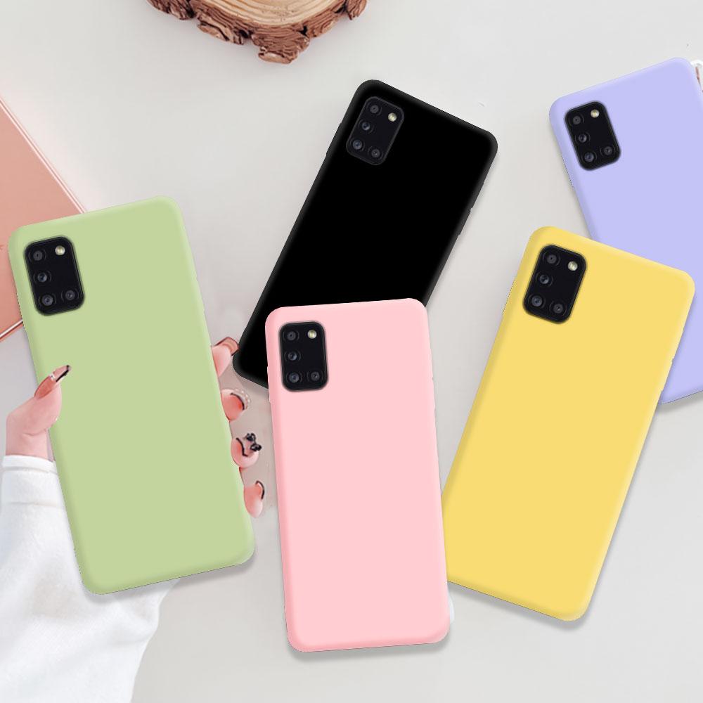Silikonový obal na telefon pro Samsung Galaxy A31 A41 A51 A71 A11 A21S A12 A22 A32 A42 A52 A52s 5G A30S A50 A70 Zadní kryt Fundas