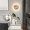 Modern LED Wall Lamp With Switch USB Charging Port Shelf Bedroom Bedside Light Indoor Moon Night Decoration Lighting Fixture