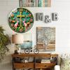 12 Inch Diameter Glass Wall Clock That Excels At Its Fundamental Purpose