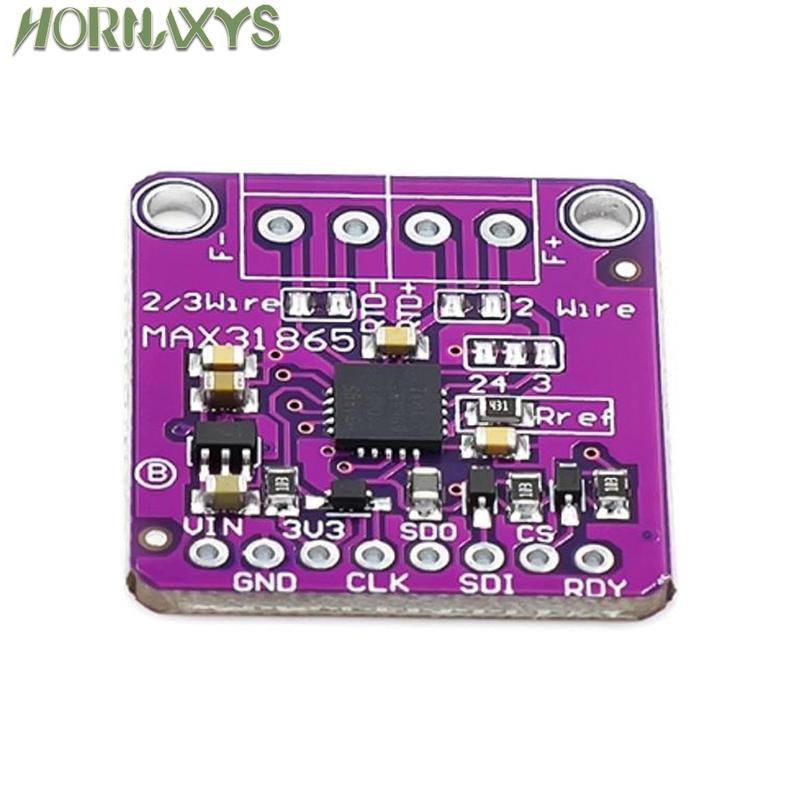 MAX31865 PT100 To PT1000 RTD-to-Digital Converter Board Temperature Thermocouple Sensor Amplifier Module 3.3V/5V For Arduino