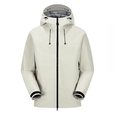 Autumn Men's Simple Casual Jacket Windproof Waterproof Mountaineering Suit Hooded Jacket Jacket