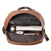 Men'S Genuine Leather Backpack, First-Layer Cowhide Leisure Travel Backpack, Large-Capacity Computer Bag, Retro Men'S Bag.