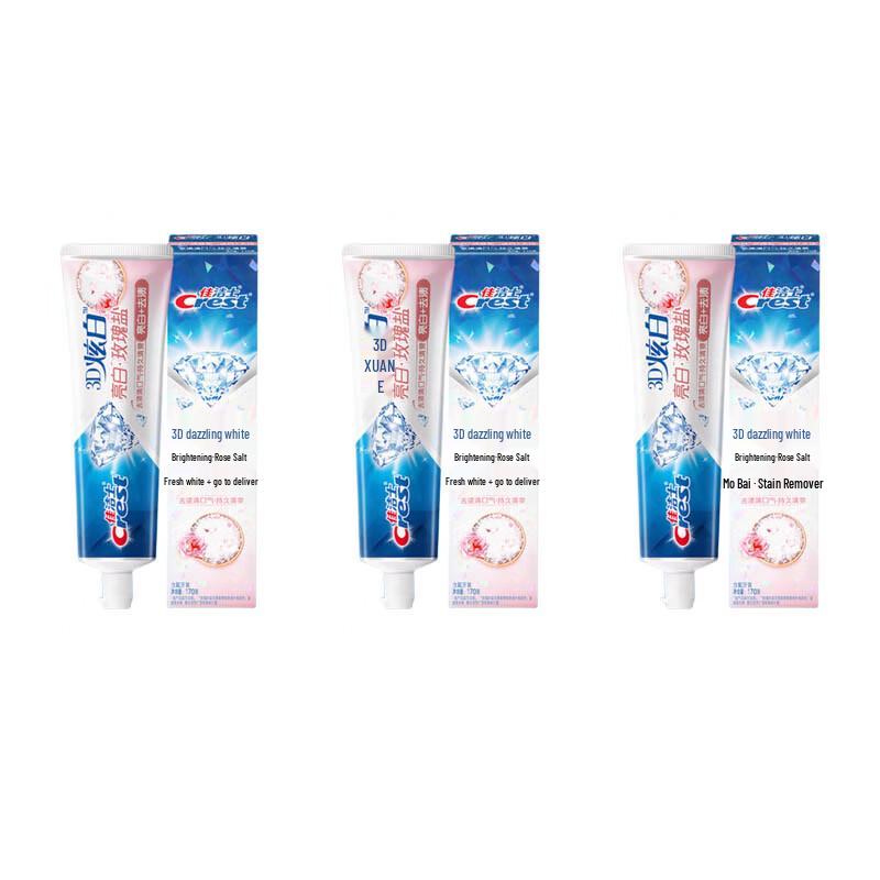 Crest 3D White Rose Salt Toothpaste