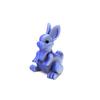 Surprise Opening Easter Egg with Bunny Inside 3D Printed Pastel Rabbit Figurine Set, Miniature Collectible Decor for Kids Gift
