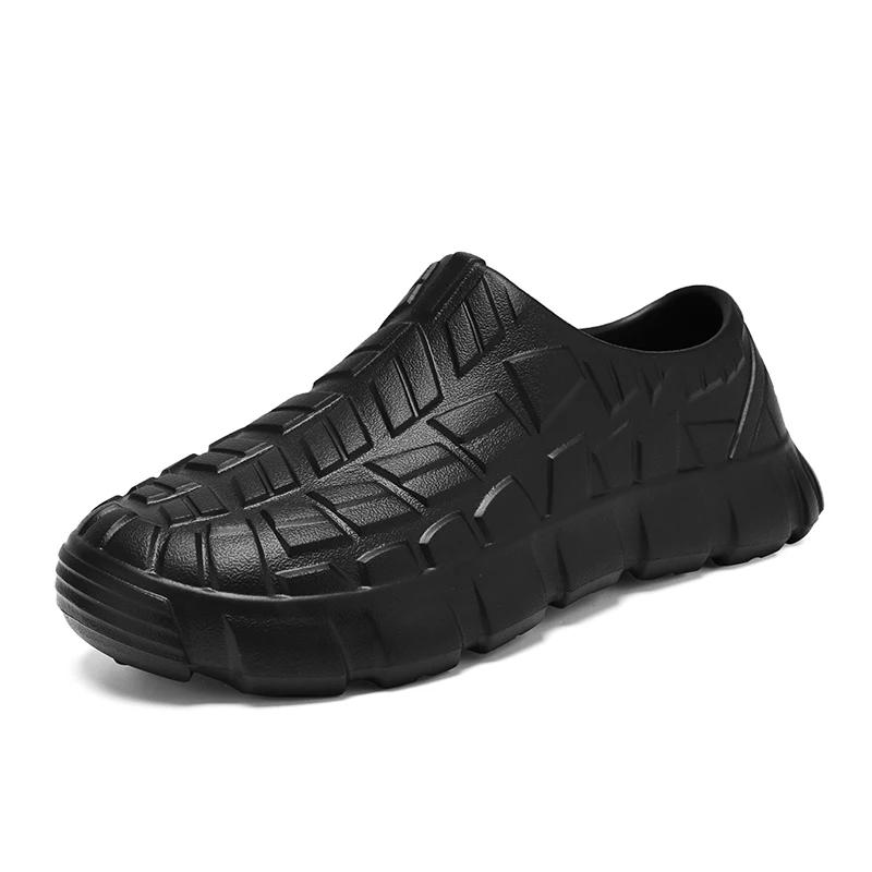 2026 Slip-On Comfortable Ultra-Light Work Shoes Oil-Proof Dirt-Resistant Waterproof Non-Slip Chef Shoes zapatillas para hombre
