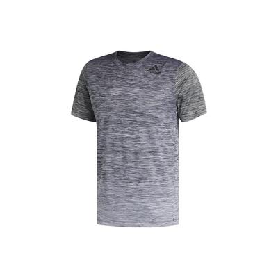 Logo Fitness Training Breathable Short Sleeve T-Shirt Men Tops Gray FL4393