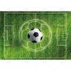 Fundo de Campo de Futebol Esportivo Design de Grama de Estádio Verde Bandeira Balão Festa de Aniversário de Meninos Cenário para Sessão de Fotos Suprimentos