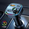 Bluetooth MP3 Car FM Charger with Digital Display & Fast Charging