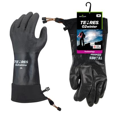 Showa Gloves Weather TEMRES 02winter M Size Black Waterproof Gloves with Cold Weather Inner Cuff and Draw Cord [Cold gloves/Outdoor temless/Breathable