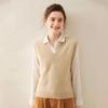 Women's V-Neck Cashmere Knit Vest - New for Autumn/Winter 2025