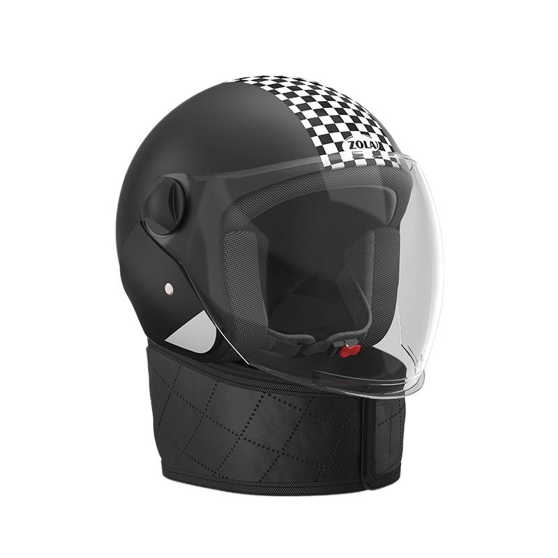Winter Helmet Belt Scarf Electric Car Helmet Men and Women Universal Cat Ear Helmet Hard Hat