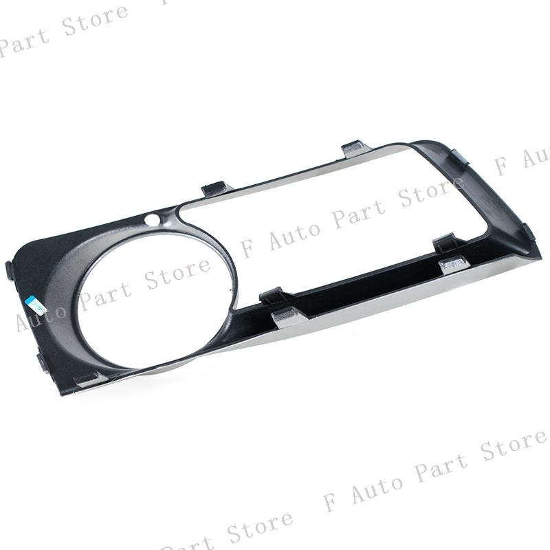 For BMW X6 E71 2012 2013 2014 Car Front Bumper Fog Light Lamp Trim Silver Frame Cover Lid 51117312595 51117312596