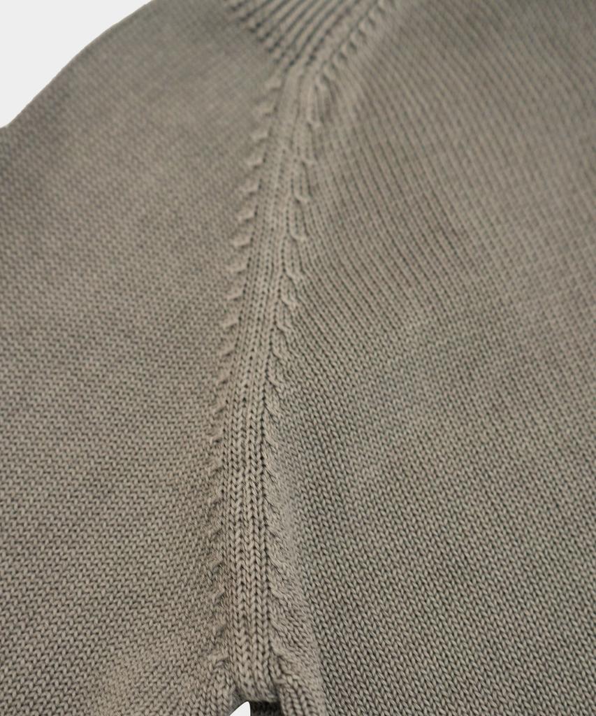 BIRBANTE Garment-Dyed Washable Round Knit - New Beige
