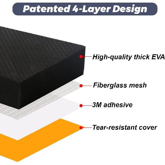 Garage Wall Protector Car Door Protectors Garage Guards Bumpers EVA Foam Thick Water Resistance Self Adhesive Garage Wall Pad For Car Doors