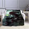 Game Monster Hunter Dragon Blanket for Children, Flannel Blanket, Soft and Comfortable, Home and Travel, High Quality