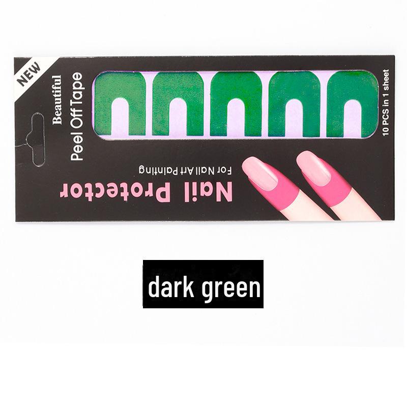 Nagellack Verschüttungsprävention U-förmige Aufkleber