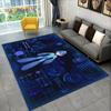 Rockman Megaman Game Cartoon Area Rug,Carpet Rug for Living Room Bedroom Sofa Doormat Decoration, Kids Play Non-slip Floor Mat