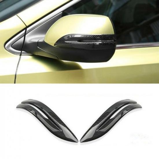 Carbon Fiber Side Rearview Mirror Strip Decorative Trim For Honda CR-V 2017-2022