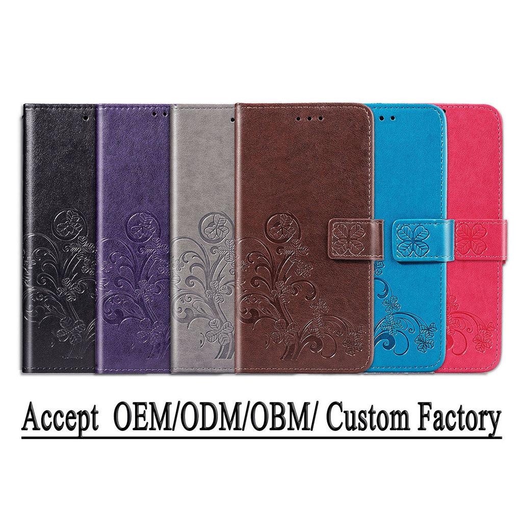 Phone Cover Wallet Phone Case Leather Mobile Holder Replacement for Redmi 4X