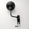 Motorcycle Accessories Wall Mounted Metal Motorcycle Helmet Rack with Hook 180° Rotating Metal Shelf for Hats and Sportswear