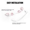 2pcs Car Front Door Speaker Cover Gap Decorative Trim Auto Tweeter Gap Plug Trim For Bmw 5 Series F10 2011-2017 Accessories