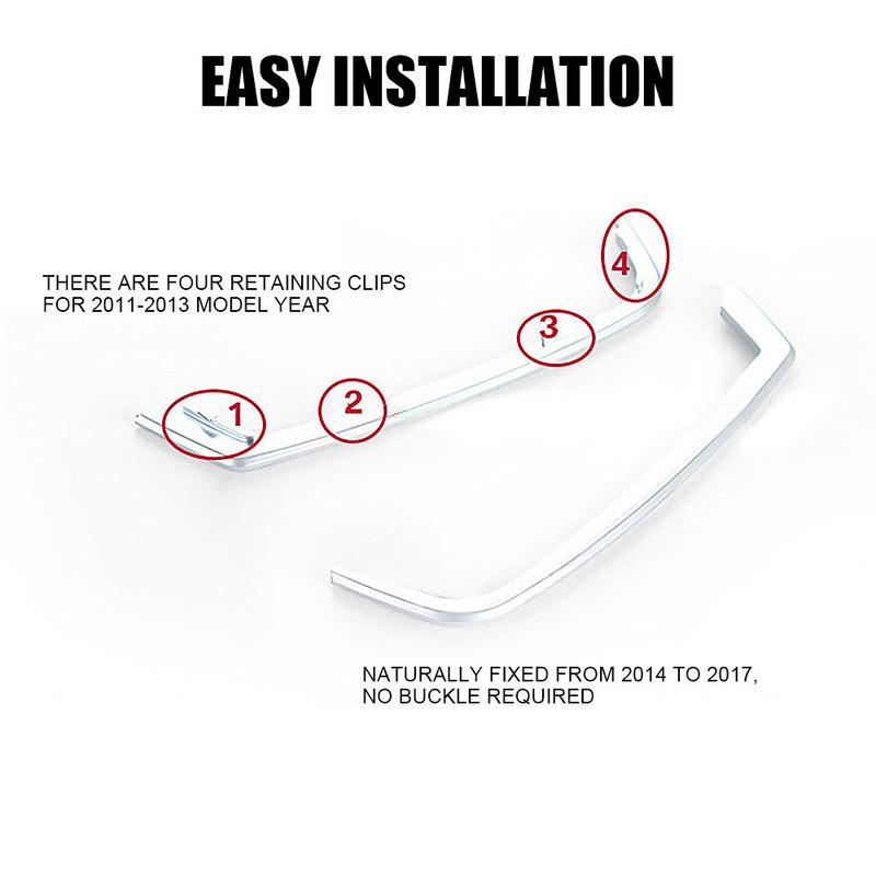 2pcs Car Front Door Speaker Cover Gap Decorative Trim Auto Tweeter Gap Plug Trim For Bmw 5 Series F10 2011-2017 Accessories