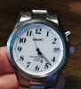 SEIKO BQ11 Titanium Solar Watch with Date Display Radio-Controlled