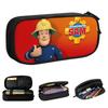 Fireman Sam Pencil Case Creative Kids Movies Hero Pen Bag for Student Big Capacity School Supplies Gift Pencilcases